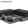 Kingseven Mens Solglasögon Aluminium Magnesium Polariserad Driving Mirror -glasögon för män/kvinnor UV400 Oculos Protection 240321