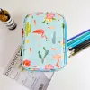 Caisses kawaii crayon crayon organisateur scolaire Organisateur 72 slots Supplies crayon pour filles Boîte de papeterie grande capacité sac de stylo Flamingo