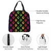 Dinnerware Dog Lunch Bag Insulated With Compartments Reusable Cute Prints Tote Handle Portable For Kids Picnic Work School