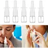 Bottiglie di stoccaggio 12pcs 5 ml 10 ml 20 ml 30 ml di spray in plastica in plastica in plastica trasparente a nebbia riccabile Atomizzatori Atomizzatori per profumo cosmetico contenitore