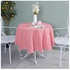 Table Cloth Round Tablecloth Mesh Cotton Linen Fabric Printing Square Grid Mat Tea White