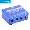 앰프 Alctron HPA002 미니 휴대용 헤드폰 앰프 6.35mm 스테레오 및 RCA 잭 스틸 큰 전력 고품질 사운드