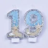 Party Supplies Birthday Number Candle Summer Beach Starfish Cake Decoration Accessories