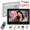 7 tum HD Digital PO Frame 800x480 LED Smart Electronic Album LCD MP3 MP4 Musikspelare med fjärrkontroll 240401