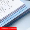 バッグ40/100ページA4透明性ブックレットデスクオーガナイザーファイルフォルダー学生用文房具オーガナイザーオフィス用品