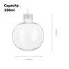 Vases Christmas Spherical Bottle Beverage Packing Bottles Clear Candy Drink Supply Bulb