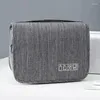 Cosmetic Bags Large Hanging Travel Storage Bag For Men And Women Perfect Business Trips With Spacious Compartments Wet/Dry Separation