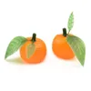 Fleurs décoratives 10pc simulation artificielle réaliste orange faux fruit décoration intérieure art bricolage ornements décorations de chambre