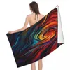 Handtuch lebendige Emotionen 80x130 cm Badewasser-Absorbens für personalisiertes Bad geeignet