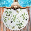 Serviette avocat motif en microfibre doux baignoire natation de plage de plage accessoires de voyage