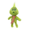 Wholesale of New Greenwich Green Plush Doll, Little Doll, Green Strange Dog, Christmas Children's Festival Gifts