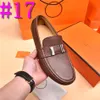 40Model Moccasins Formal Suede Leather Designer Luxury Brand Smile Mens Casual Loafers Slip On Flats Footwear Male Driving Shoes for Men
