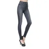 Jeans pour femmes S-3xl Sexy Sexicles sans couture Femmes hautes hautes Pantalons de crayon à imprimé de jean Slim Slim Brand pour le travail