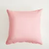 Pillow Decorative Soft Cover 45x45 Tampas de arremesso de capa sólida e espessa de casos confortáveis para cama de sofá e decoração da sala de estar