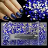 1 Box Luxury Shiny Diamond Nail Art s Kit Glass Crystal Decorations Set 1pcs Pick Up Pen In Grids 21 Shapes 240328