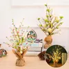 Décoration de fête décorations de vacances Ornement de table d'arbre d'oeufs de Pâques pour le printemps