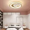 Потолочные светильники все медная нордическая спальня светодиода современная минималистская светодиодная главная главная комната уютное и романтическое тонкое исследование