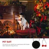 Dog Apparel 2 PCS Hamster Hat Decorative Pet Headgear Chinchilla Bow Tie Po Prop Boys Suit Polyester Headdress