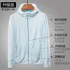 Mens Womens Hoodie Sunscreen Uv Breathable Ice Silk Long Sleeve Sun-Protective Clothing Men And Women The Tower Chenghao03 327