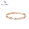 Link Bracelets Xuping Jewelry Fashion High Quality Bracelet With Gold Color For Women Girls Christmas Friend Gifts X000441714