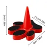 Dog Apparel Toy Stand 4pcs Claw Base Stopper Holder For Plug Toppl Treat Tapered Chew Freezer