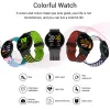 Opaski na rękę inteligentne zegarek okrągłe Bluetooths Waterproof Men Men Women Fitness Tracker Breaker Bransoletka Bransoletka Monitor snu dla Androida iOS