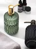 Dispensador de sabão líquido 390ml portátil Tipo de vidro desinfetante para as mãos Viagens em casa Acessórios para banheiros garrações de shampoo loção