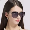 Neue modische Großrahmen Frauen polarisierte Sonnenbrille Graduale Polarisationsspiegel Dual Farb Trendy
