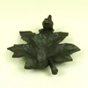 Figurine decorative Pastoral Foundry Iron Birdie Lovers Organizzatore di gioielli Organizzatore Retro Metal Maple Candy Ornament Regalo Craft Accessori