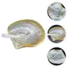 Disposable Dinnerware Shell Tableware Dish Plates Bandejas Para Comida Caviar Delicate Seasoning Dessert Home Serving Tray