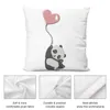 Cuscino panda e palloncini di lancio per divano