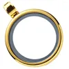 Sacs de rangement Colliers Pendant Lisqueur Men de lunettes ouvertes Bijoux Bijoux Making Pendants Rond Double face Po Charm Small Aluminium Alloy