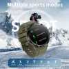 Watches Lige för iOS Android Mac Os Bluetooth Call Smartwatch Sports Fitness Watch for Men Smart Watch Play Music Armband Smartband Ny