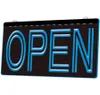 LS0004 SEGGIO LIGHT Open Overnight Shop Bar Club 3D Incisione 3D LED intera Retail8398662