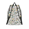 Sacs d'école Tous les livres - Back to Book Lover Construction Truck Student Book Bookbag Canvas Daypack Middle High College Randonnée