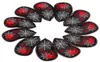 11 шт. Сбор Black Litchi PU Кожаная вышивка паука для гольф -клуба Irons Headcover Cover9173231