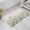 Ковры винтажные растения цветочные коврик