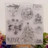 Lagringsflaskor julklappar tydlig stämpel DIY -bokstav transparent tätning Silikon Stämplar Scrapbooking Making