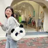 Sacchetti scolastici peluche con zaino per panda regolabile in stile coreano per studenti in stile spalla imbottita cartone animato messicaage all'aperto