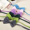 Hundkläder 50/100 st/parti blandar färger grossist husdjur grooming accessoarer cat bow slips justerbar bowtie multicolor