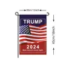 DHL 30x45cm Trump 2024 Flag Maga KAG Republican USA FLAGS BANNER FLAGSANTI BIDEN Never America Presidente Donald Funny Garden Campaign Garden Flag bandiera