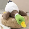 70-110cm Kawaii Soft Big Duck Plush Toy Cute Large Goose Sleep Pillow Stuffed Animal Great Sofa Cushion Children Gift Room Decor 240402