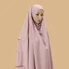 Poka Hijab Khimar 3 couches Ramdan Eid Prayer Garment Plain musulman Long Headcarf Hijabs pour femme Islamic Saudi Turquie Niqab 240327