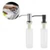 Liquid Soap Dispenser Kitchen Sink Detergent Pump Head Press Stainless Steel Plastic For Split Bottle