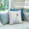 Pillow White Cockatoo - Colorful Throw Cover For Sofa Marble Decorative S Covers