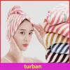 Towel Brand Microfiber Hair Quick-drying Pack Super Absorbent Coral Fleece Shower Cap Turban