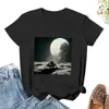 Frauen Polos chandrayaan Mondsonde T-Shirt Grafik Tierdruck Hemd für Mädchen Tees T Frauen