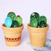 Cucchiai unica unica cucchiaio compatto chiare chiare scade riusabile adorabile forma di cactus che misura di colore brillante