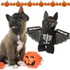 Hundekleidung Schöne Cosplay -Kostüm Leichtes Haustier -Outfit Fastener Tape Pograf Prop Black Fledermaus