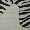 Halılar Manthome Halıları ve Ev Oturma Odası için Sahte Hayvan Halı Yumuşak Sevimli Zebra Atma 140x160cm